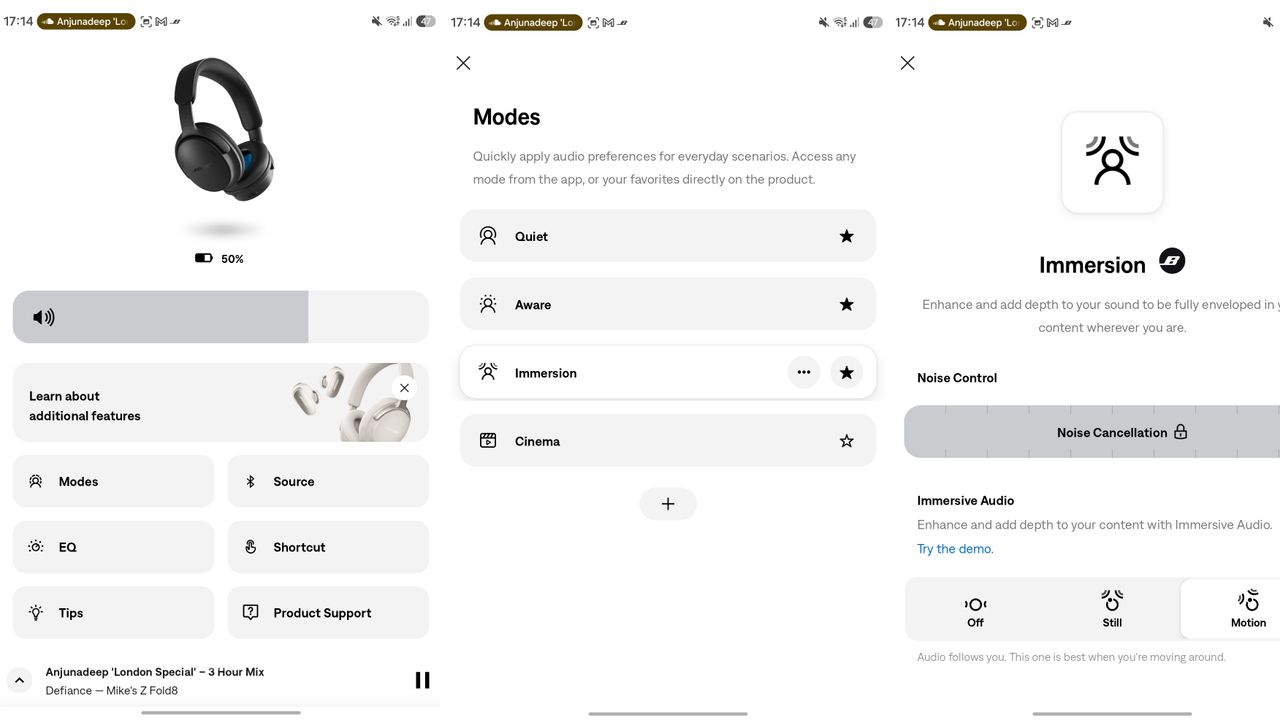 Bose app (for QC Headphones 2nd Gen)