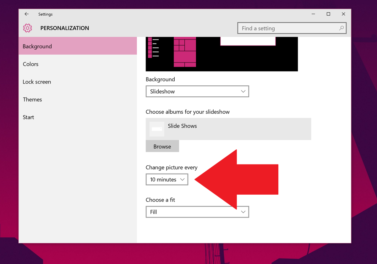How to enable wallpaper Slideshow in Windows 10 and make it work on ...