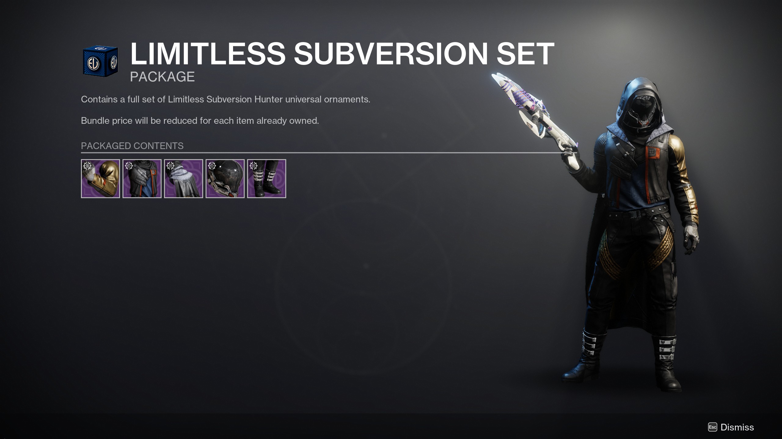 Destiny 2 Limitless Subversion set