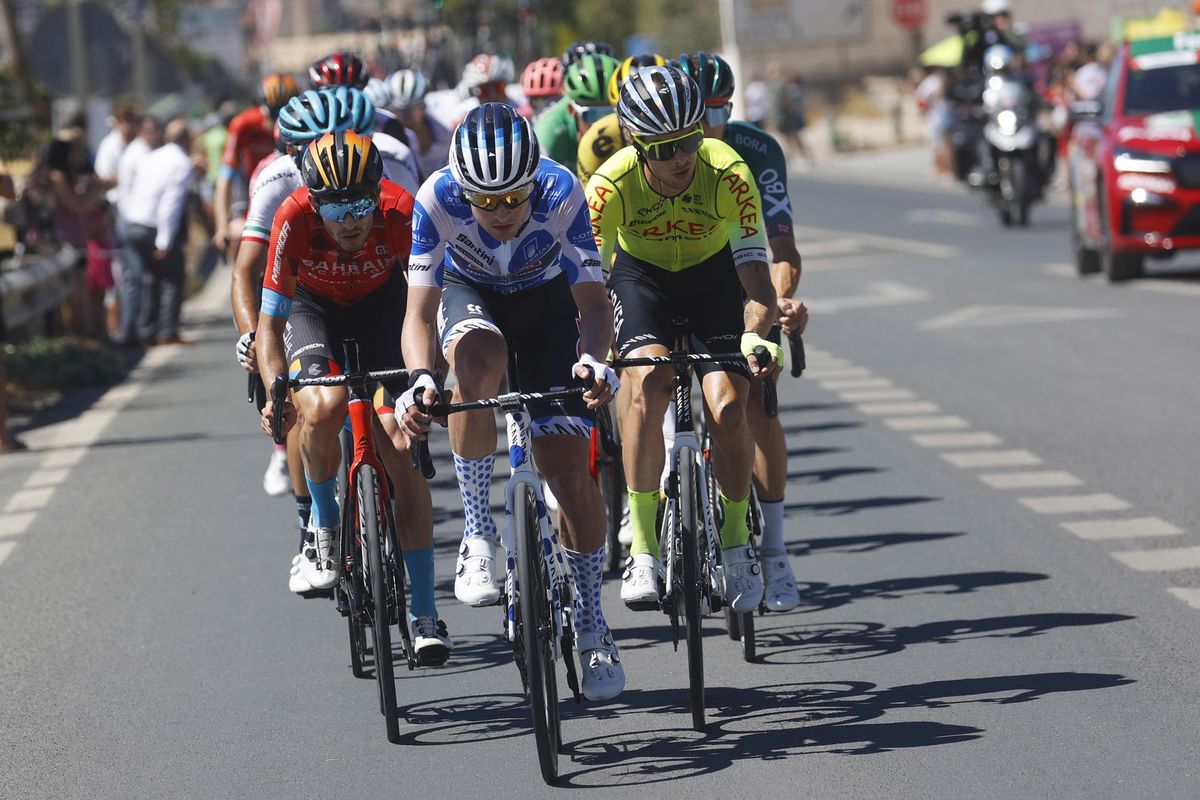 Vuelta Espana 2022 - 77th edition - 15th stage Martos - Sierra Nevada 152,6 km - 04/09/2022 - Jay Vine (AUS - Alpecin - Deceuninck) - photo Luis Angel Gomez/SprintCyclingAgency&Acirc;&copy;2022