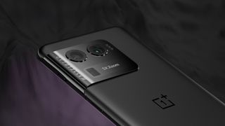 An unofficial render of the OnePlus 10 Ultra, showing the rear camera block