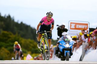 Silvia Persico finishes the final Tour de France Femmes stage on La Planche des Belles FIlles