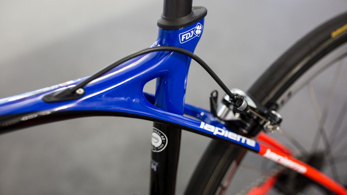 The 'triple-triangle' design of the LaPierre adds comfort