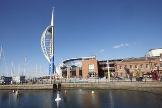 Spinnaker Tower at Gunwharf Quays in Portsmouth