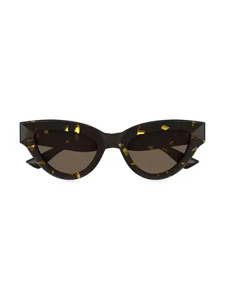 Edgy 22mm Cat-Eye Sunglasses