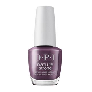 A bottle of the OPI Nature Strong Natural Vegan Nail Polish in shade Eco-Maniac