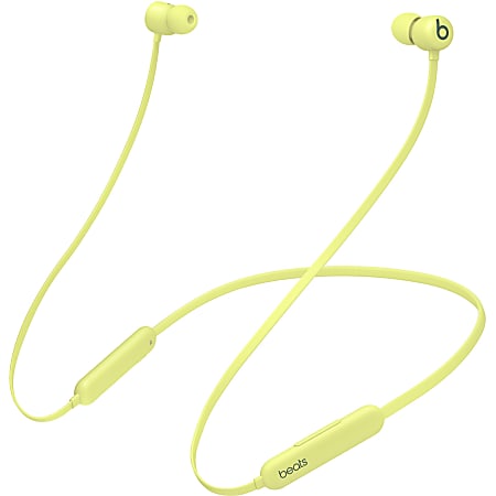 Beats by Dr. Dre Flex - All-Day Wireless Earphones - Citrus Yellow - Stereo - Wireless - Bluetooth - Behin - Mymd2lla
