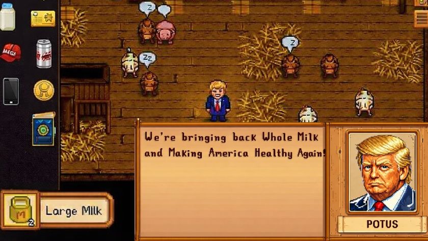 Trump as a pixel art character