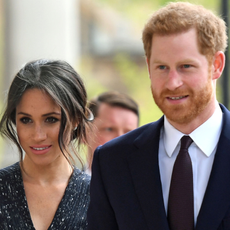 Prince Harry and Meghan Markle in London on April 23, 2018.