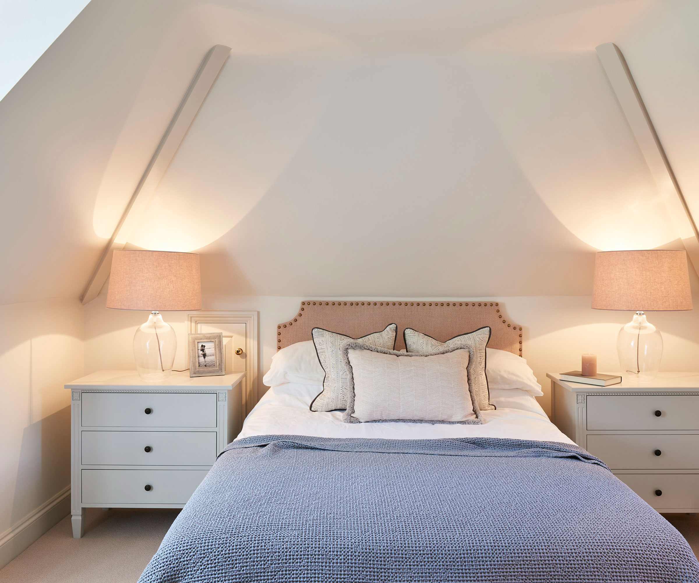 pretty loft conversion bedroom