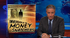 Jon Stewart demolishes Fox News and conservatives for their hypocrisy on corporate 'refugees'