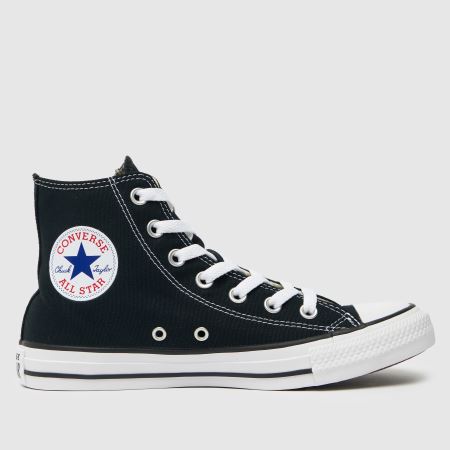 Converse All Star Hi in Black &amp;amp; White