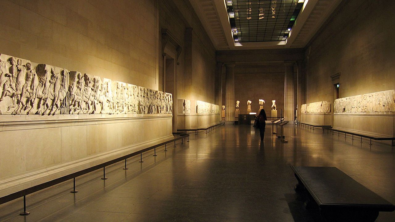 The statues and marble friezes from the Parthenon that were on board the Mentor when it sank were salvaged and sold to the British Museum, where they are now on display.