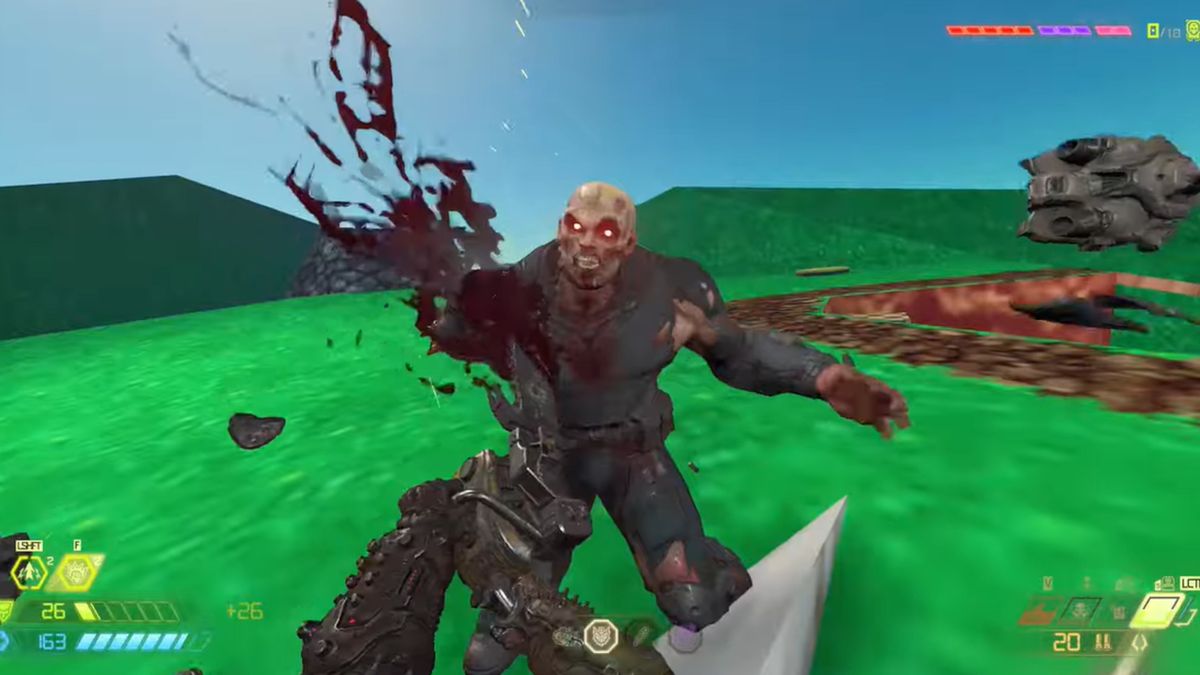 Doom Eternal Mario 64 mod