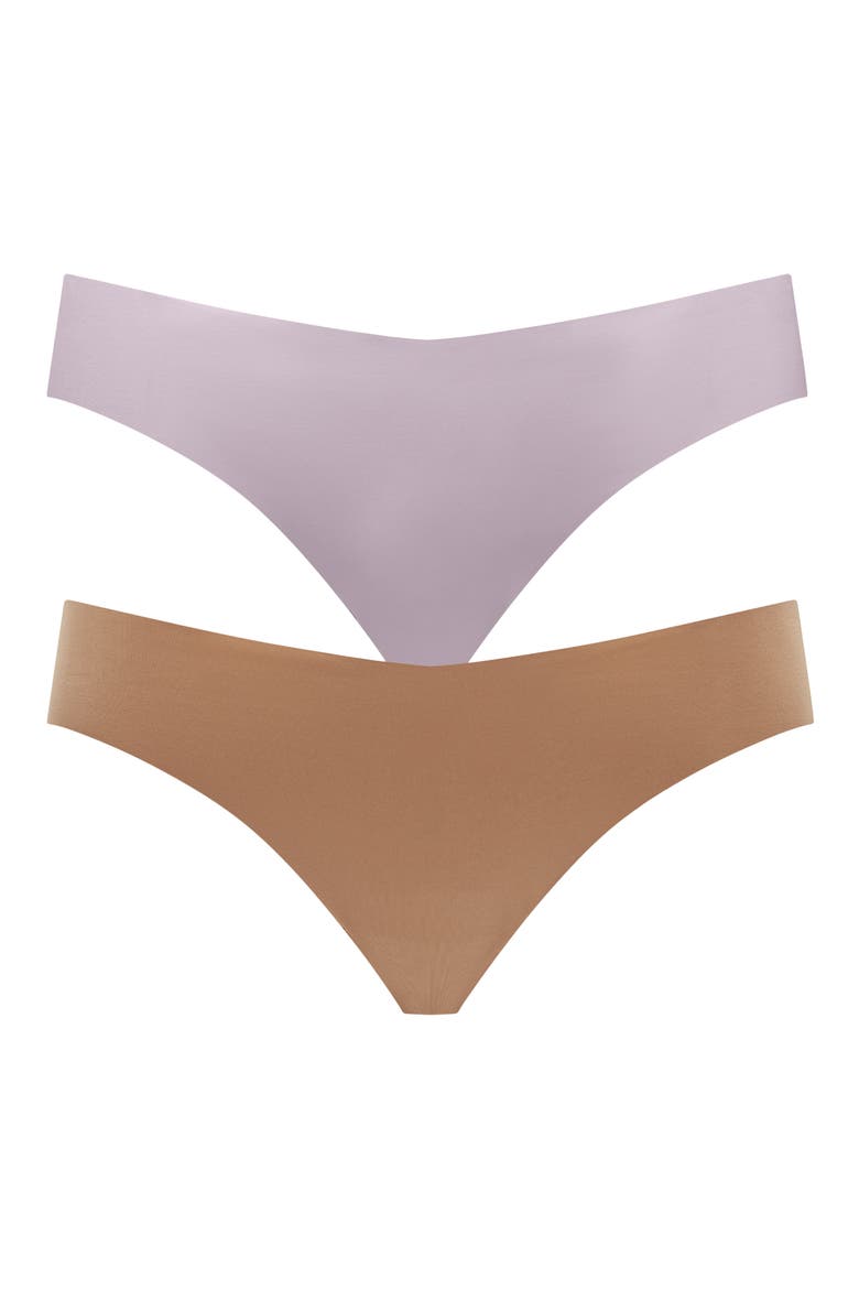 Assorted 2-Pack Zero Edge&amp;trade; Invisible Thongs
