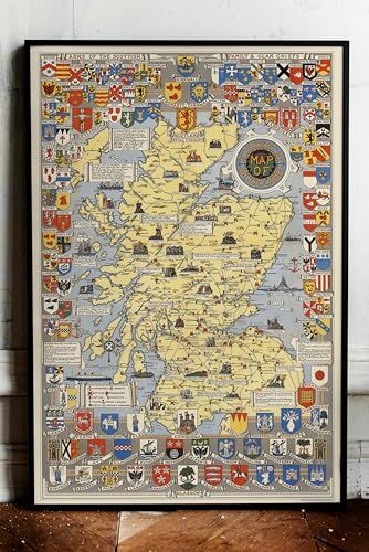 Scotland Pictorial Map (1950)