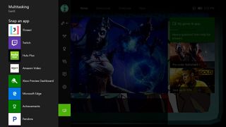 Top Xbox One apps to snap Multitasking menu Home dashboard