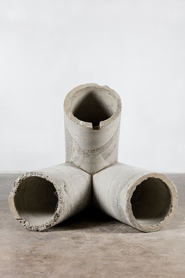 A 3-way concrete pipe