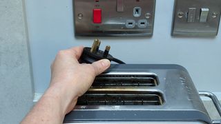 Unplug your toaster before cleaning