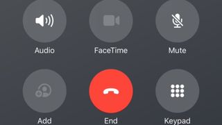 end-call button on iOS 17