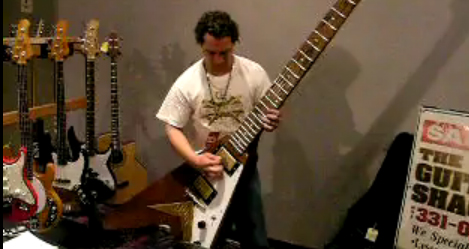 giant flying v guitar