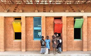The Gando School extension in Burkina Faso.