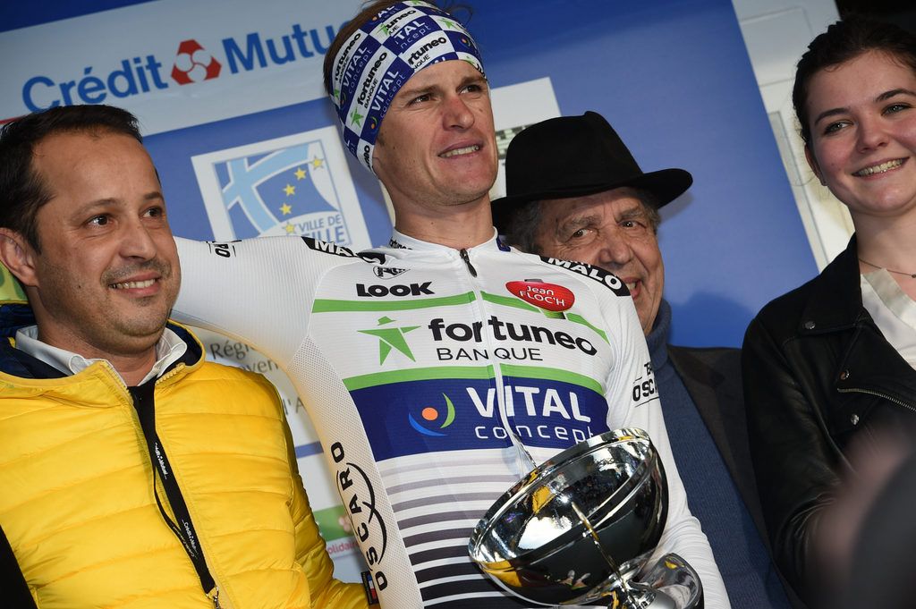 Maxime Bouet was second on his Fortuneo-Vital Concept debut