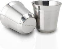 Stainless Steel Espresso Cups