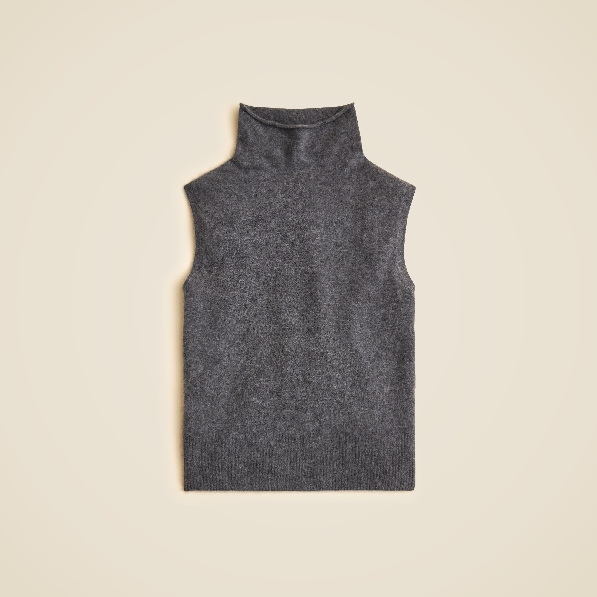 jcrew Brushed Cashmere Turtleneck Sweater Shell