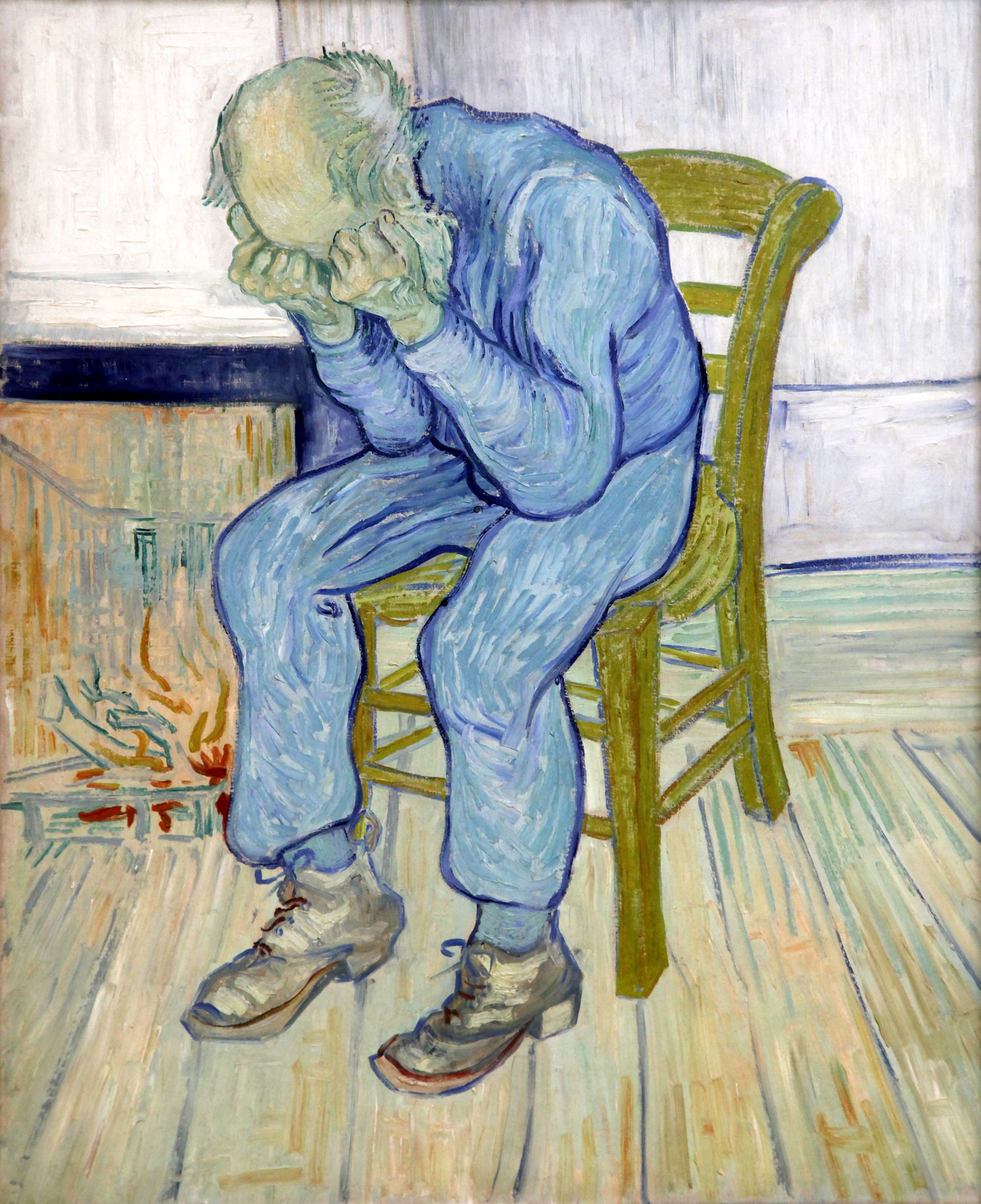 At eternity&#039;s gate by Vincent van Gogh