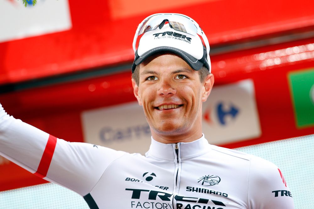 Jasper Stuyven (Trek Factory Racing) on the podium
