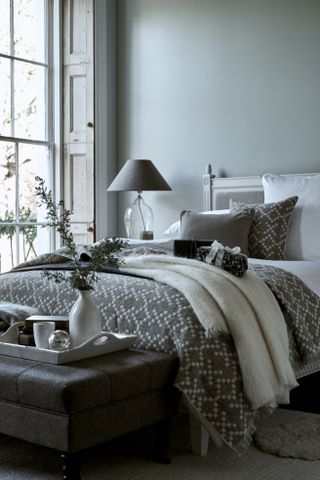 Charcoal and deals white bedroom ideas