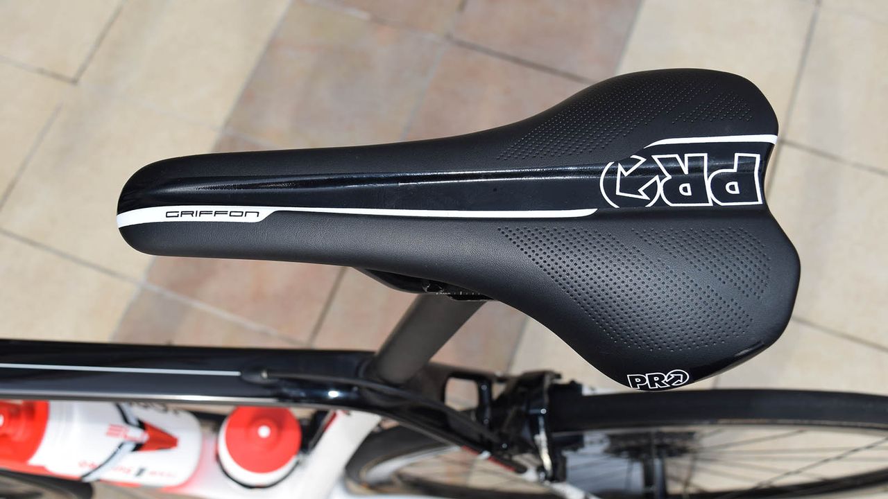 A view of the top of the Pro Griffon saddle