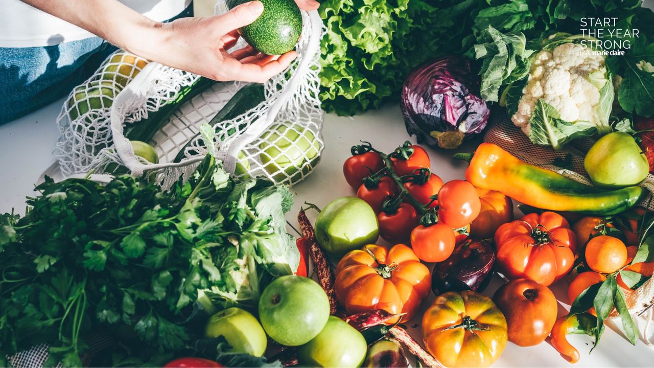 Meal prep hacks: A woman unpacking her vegetables