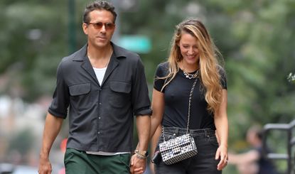 Blake Lively and Ryan Reynolds walk together in New York City