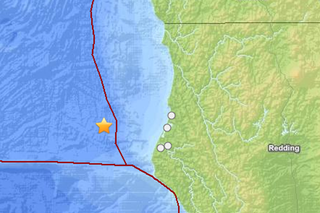 earthquake map