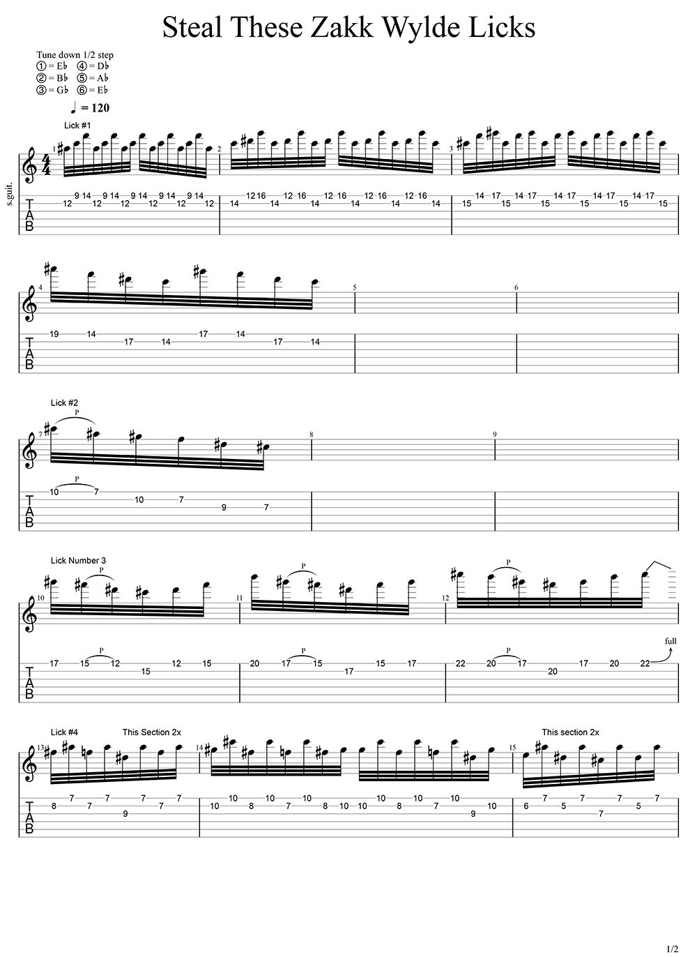 Steal These Five Blistering Zakk Wylde Licks Guitar World