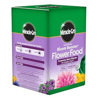 Miracle-Gro Water Soluble Bloom Booster Flower Food, for Use on All Annuals and Perennials, 1.5 Lbs., 2-Pack