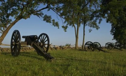 Civil War cannons in Gettysburg, Pa.: The more the terrible conflict recedes from our immediate consciousness, "the more important it becomes," says Ken Burns at The New York Times.