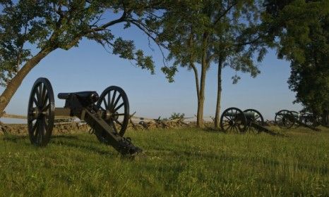 Civil War cannons in Gettysburg, Pa.: The more the terrible conflict recedes from our immediate consciousness, &amp;quot;the more important it becomes,&amp;quot; says Ken Burns at The New York Times.