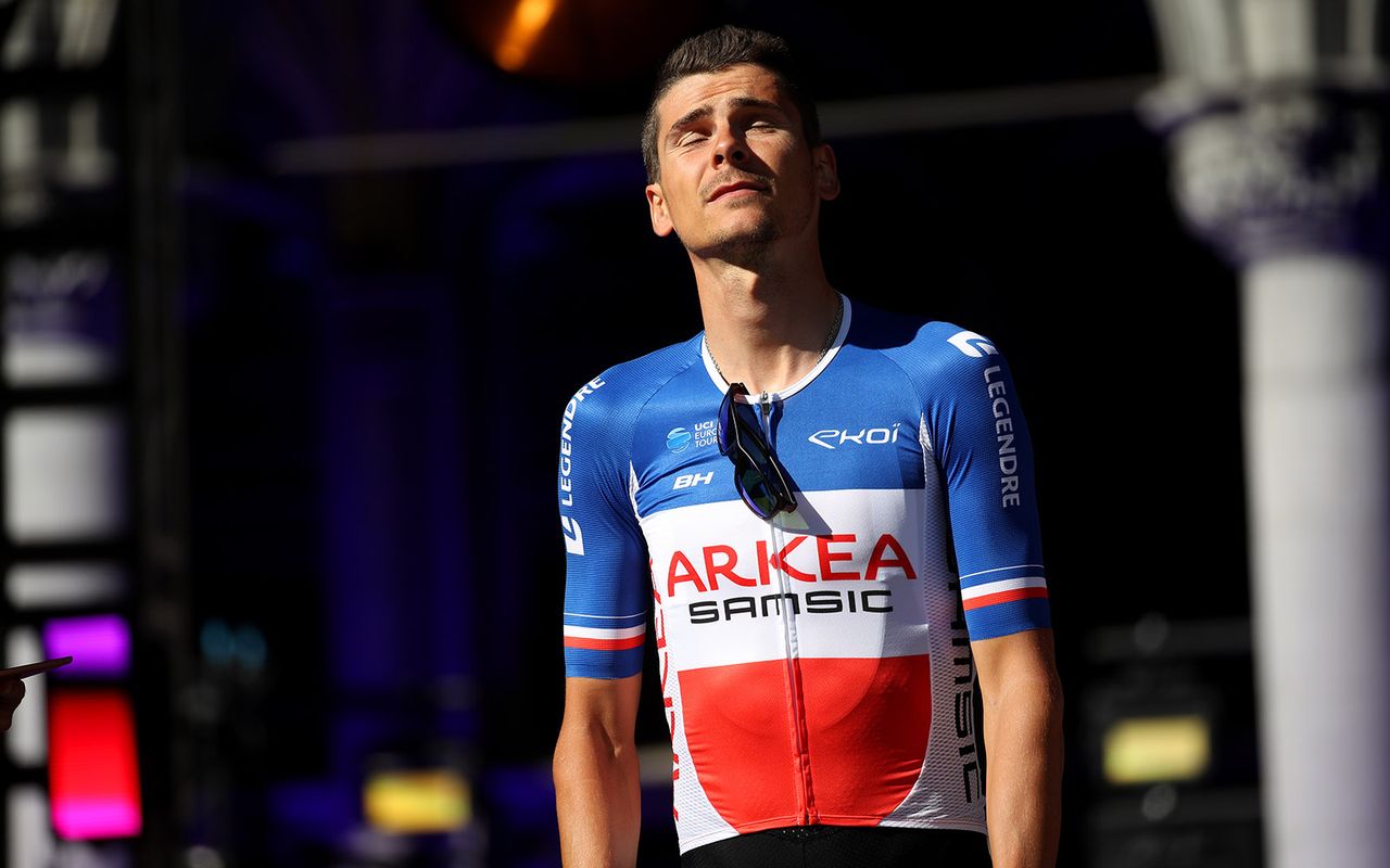 Warren Barguil's Franch national champion jersey