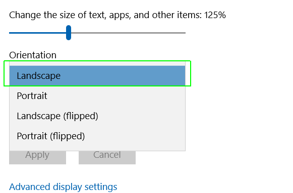 Rotate Screen In Windows 10
