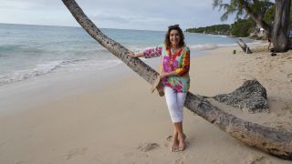 Jane McDonald in Barbados for Jane McDonald's Caribbean