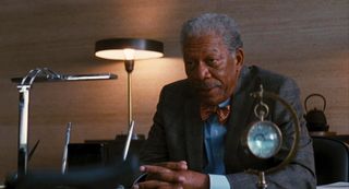 Morgan Freeman in The Dark Knight Rises