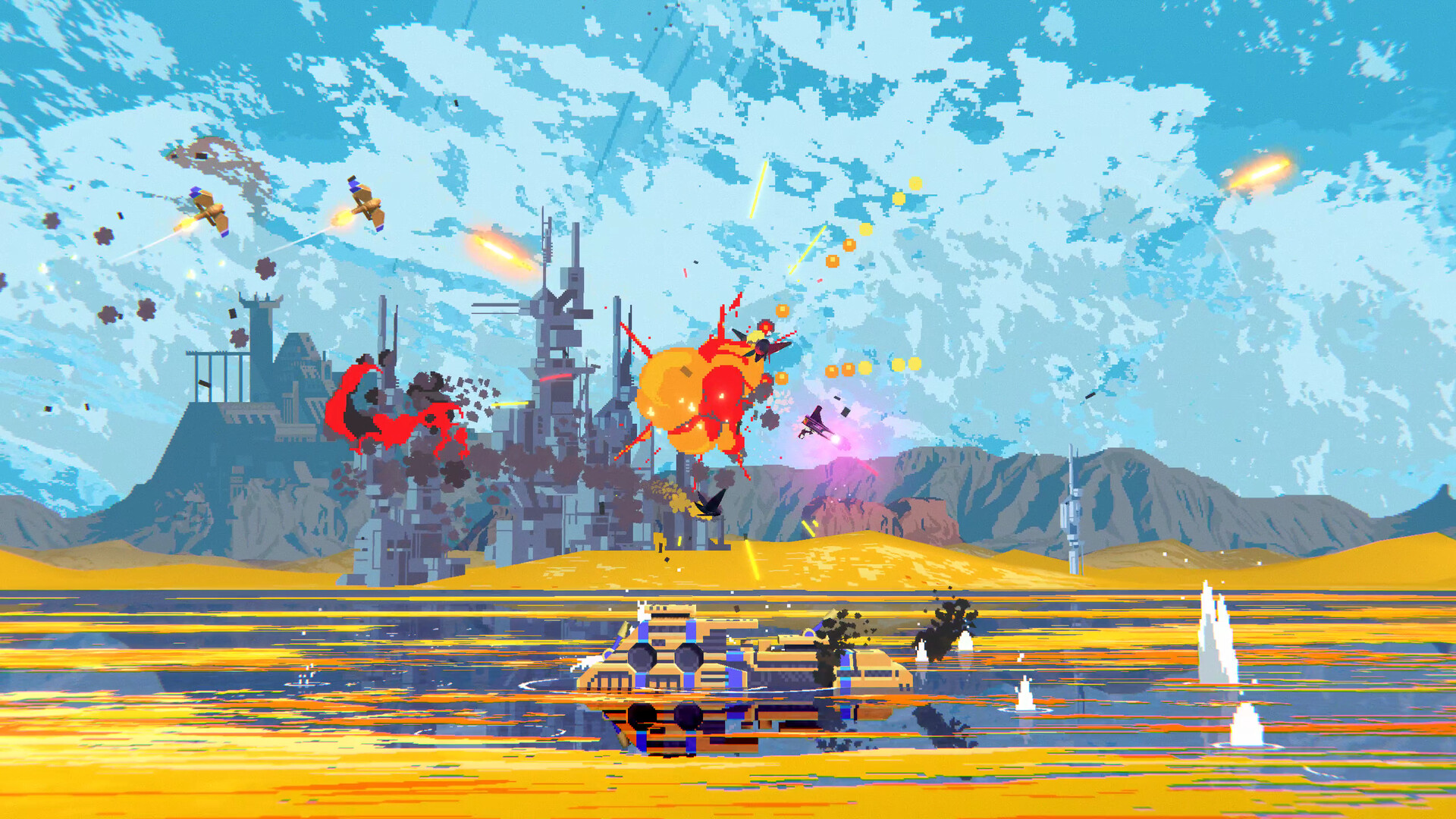 A screenshot of the upcoming indie game, Wind Runners