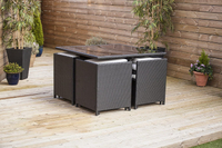 8-Seater Black Cube Rattan Garden Set | Was £1,369.01, now £289 at Wowcher