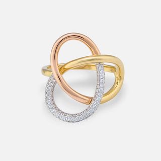 Product shot of the Cassandra loop ring 