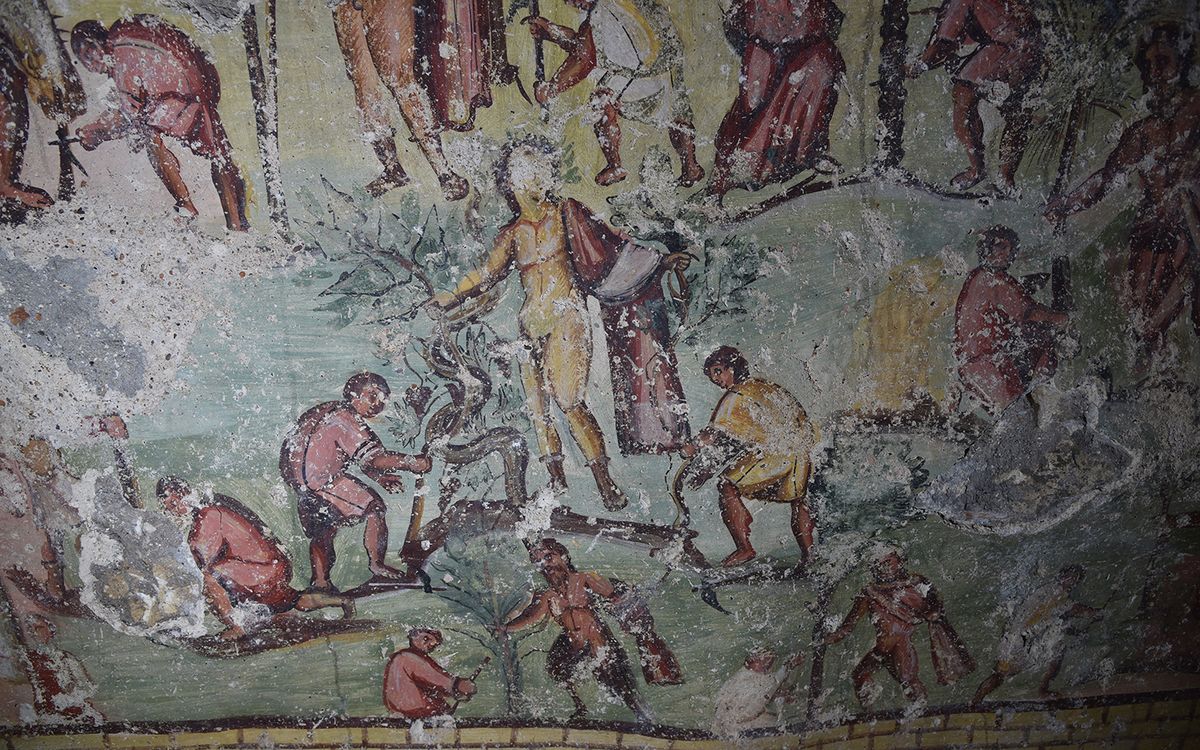 Painted 'Comics' with 'Speech Bubbles' Found in Ancient Roman Tomb