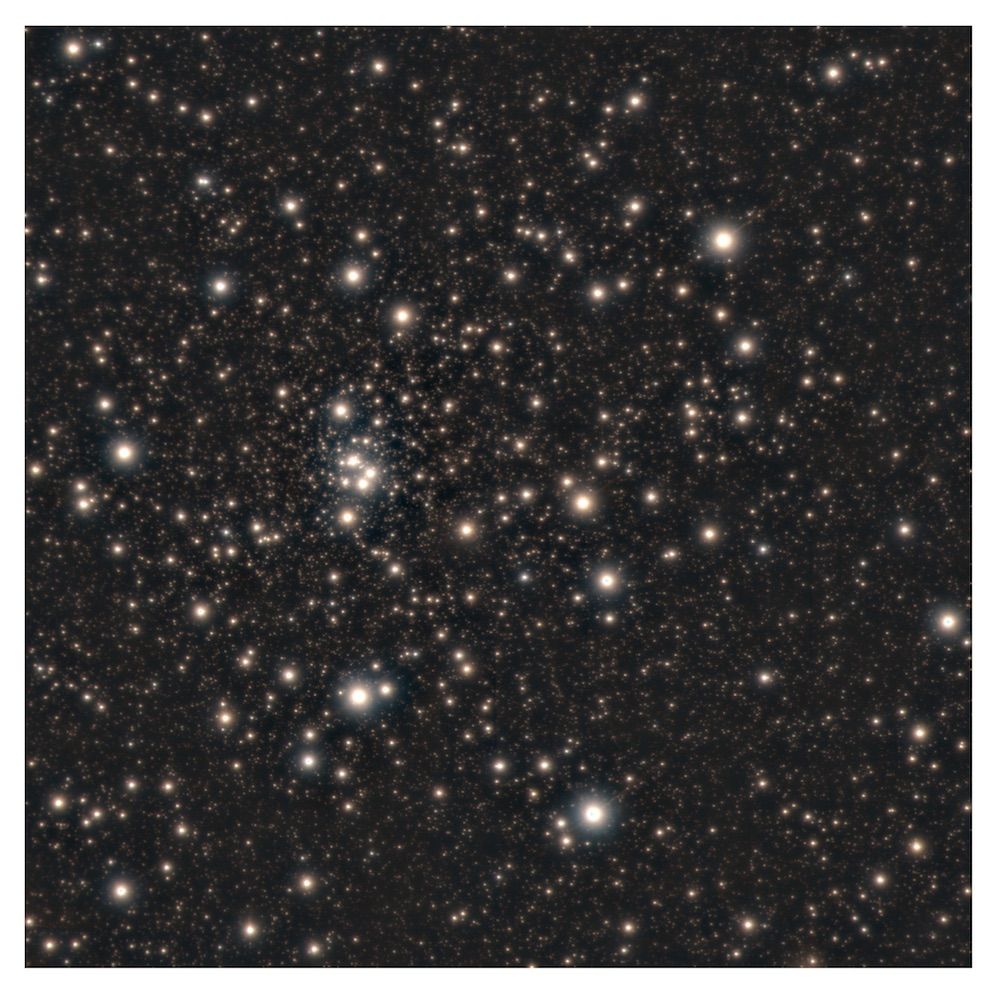 New research shows that star cluster HP1 (seen here through Chile’s Gemini South telescope) may contain some of the oldest stars in the Milky Way, dating to roughly 12.8 billion years old.