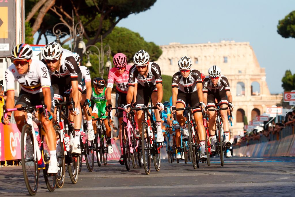 Chris Froome's group finished well behind after the GC was neutralized